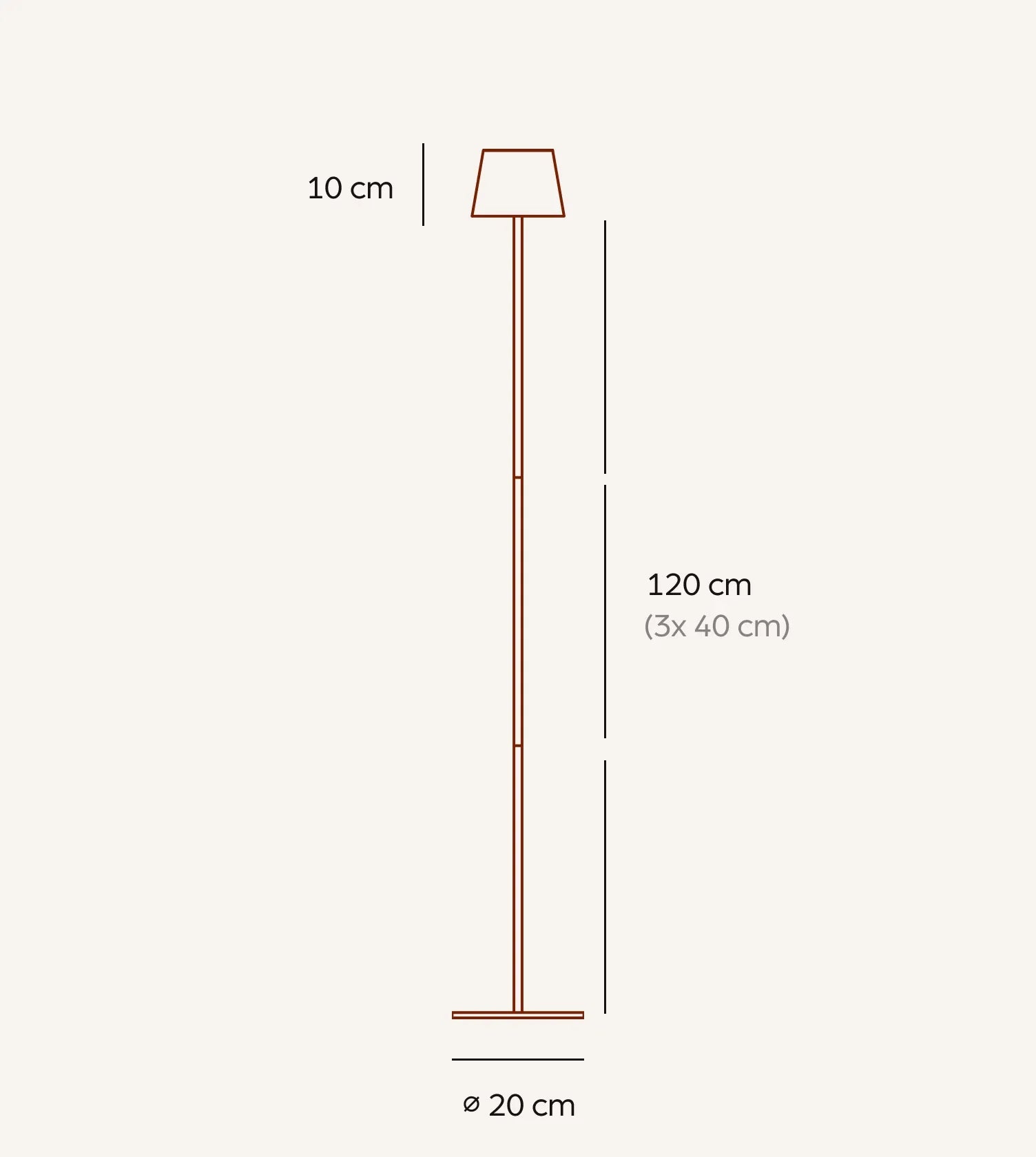 Modern Minimalist Floor Lamp – Slim Metal Standing Light