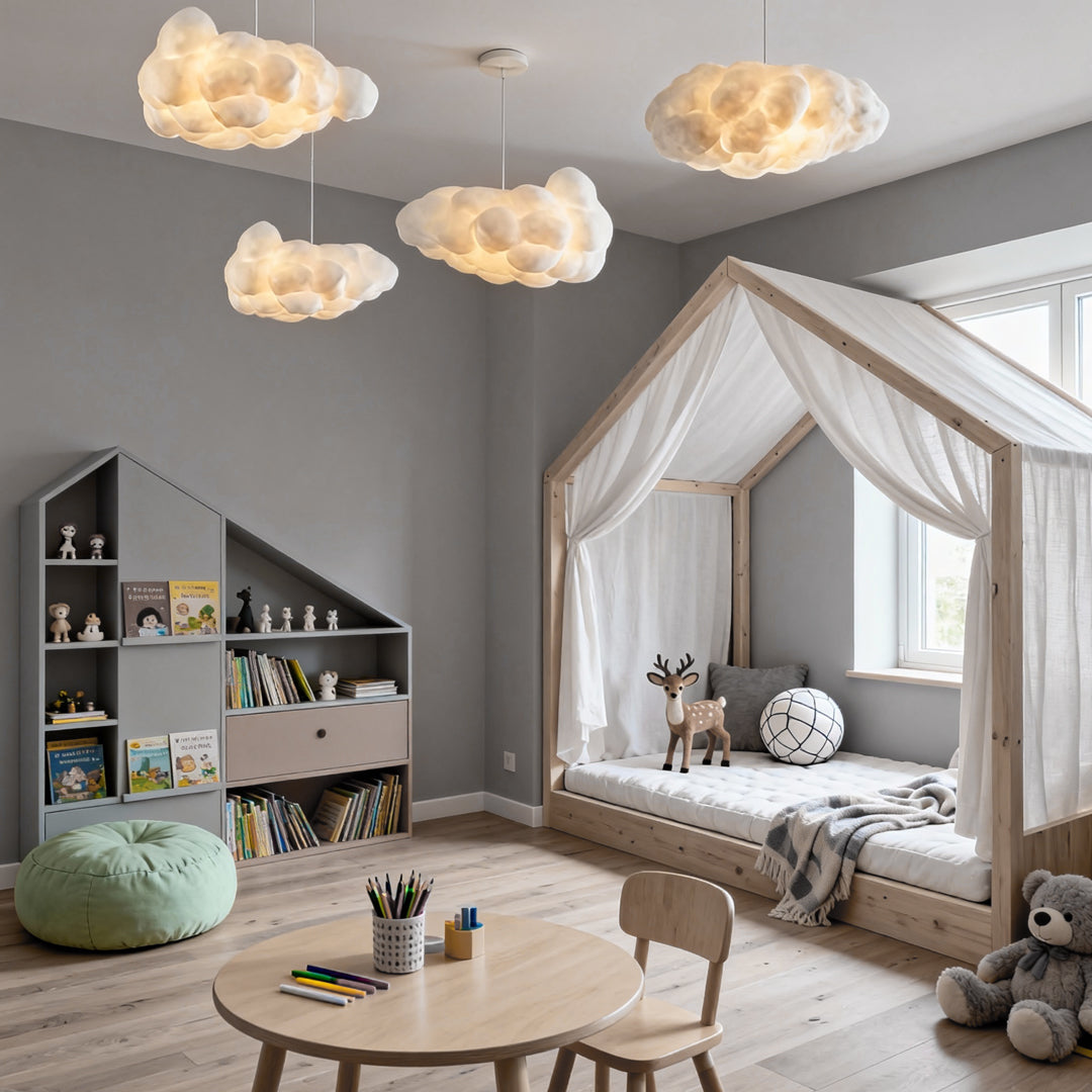 Cloud-Inspired Pendant Light in Modern Art Design for Ceiling Illumination
