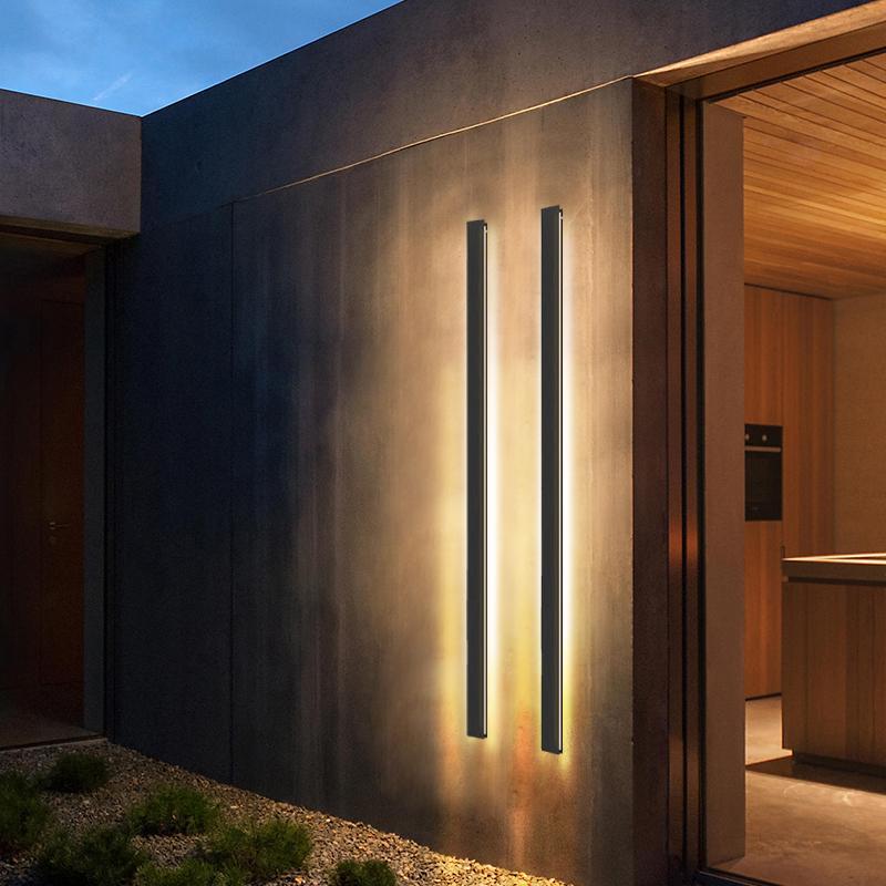 Minimalist Linear Outdoor LED Wall Light – IP65