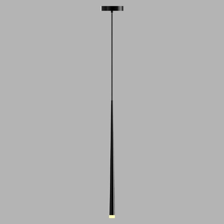 Minimalist Linear LED Pendant Light – Slim Cylinder