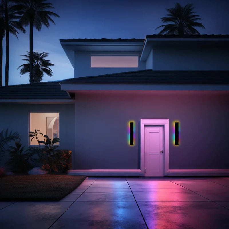 Silex Linear LED Outdoor Wall Light IP65 Waterproof