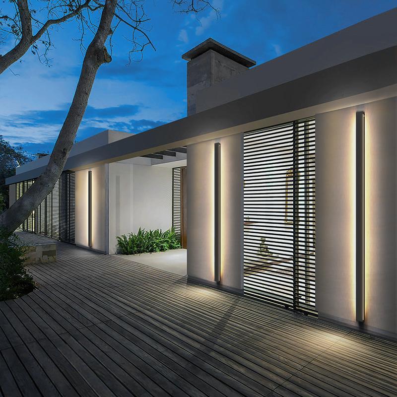 Minimalist Linear Outdoor LED Wall Light – IP65