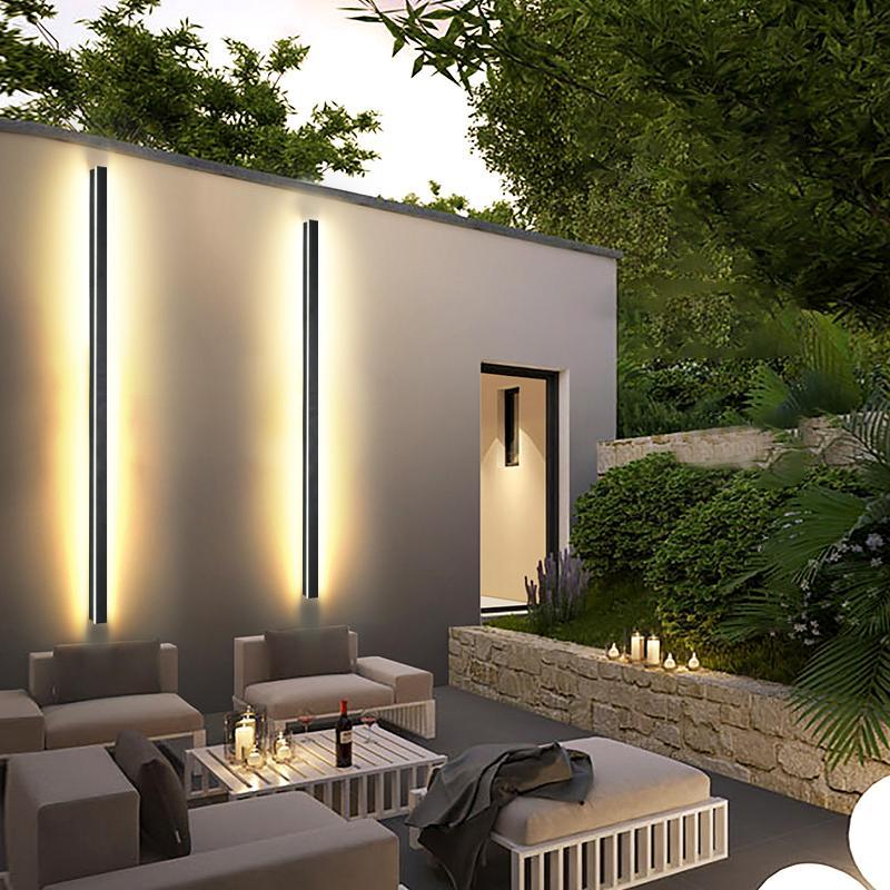 Minimalist Linear Outdoor LED Wall Light – IP65