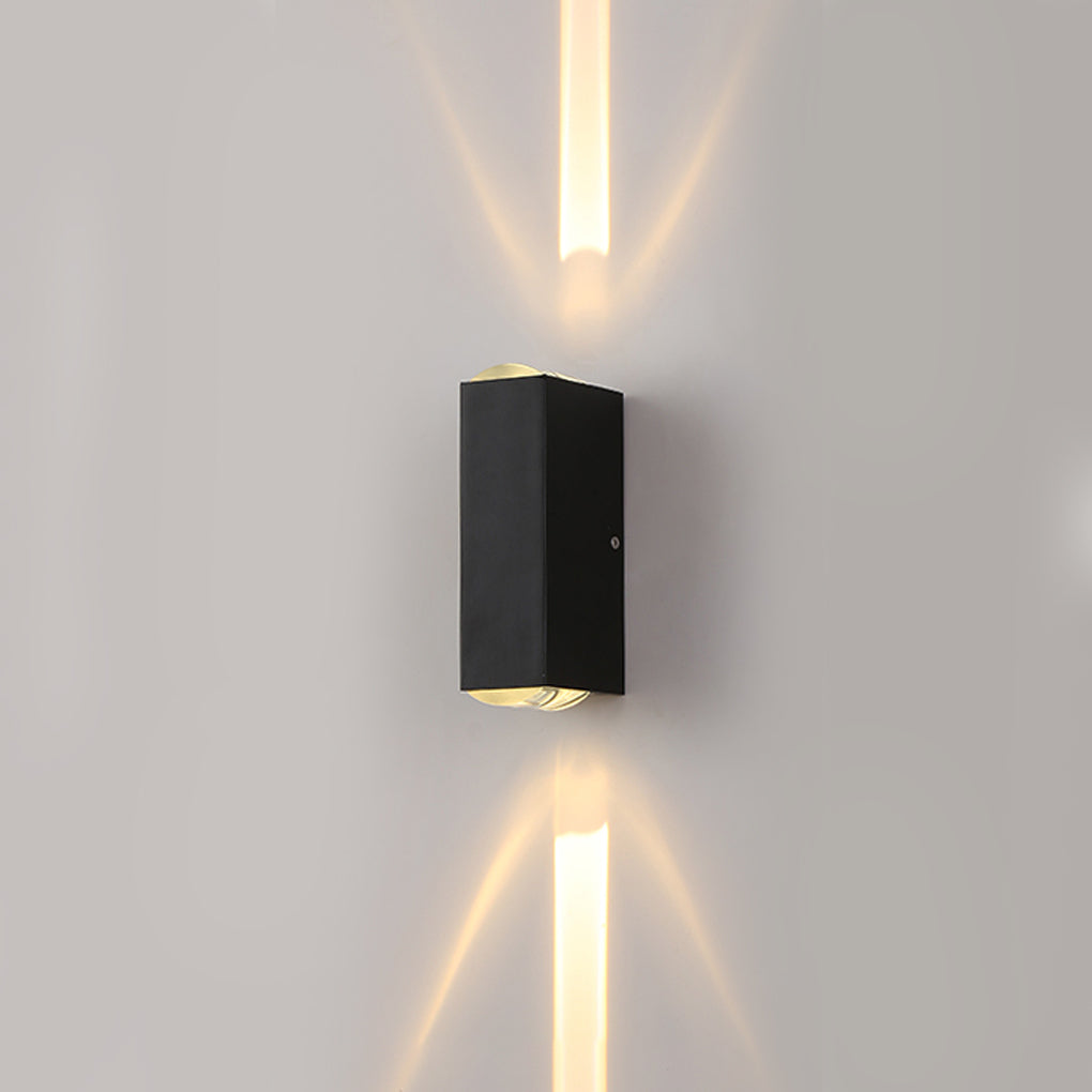 Modern Waterproof Dual-Beam Wall Light – Narrow Up & Down Outdoor Sconce