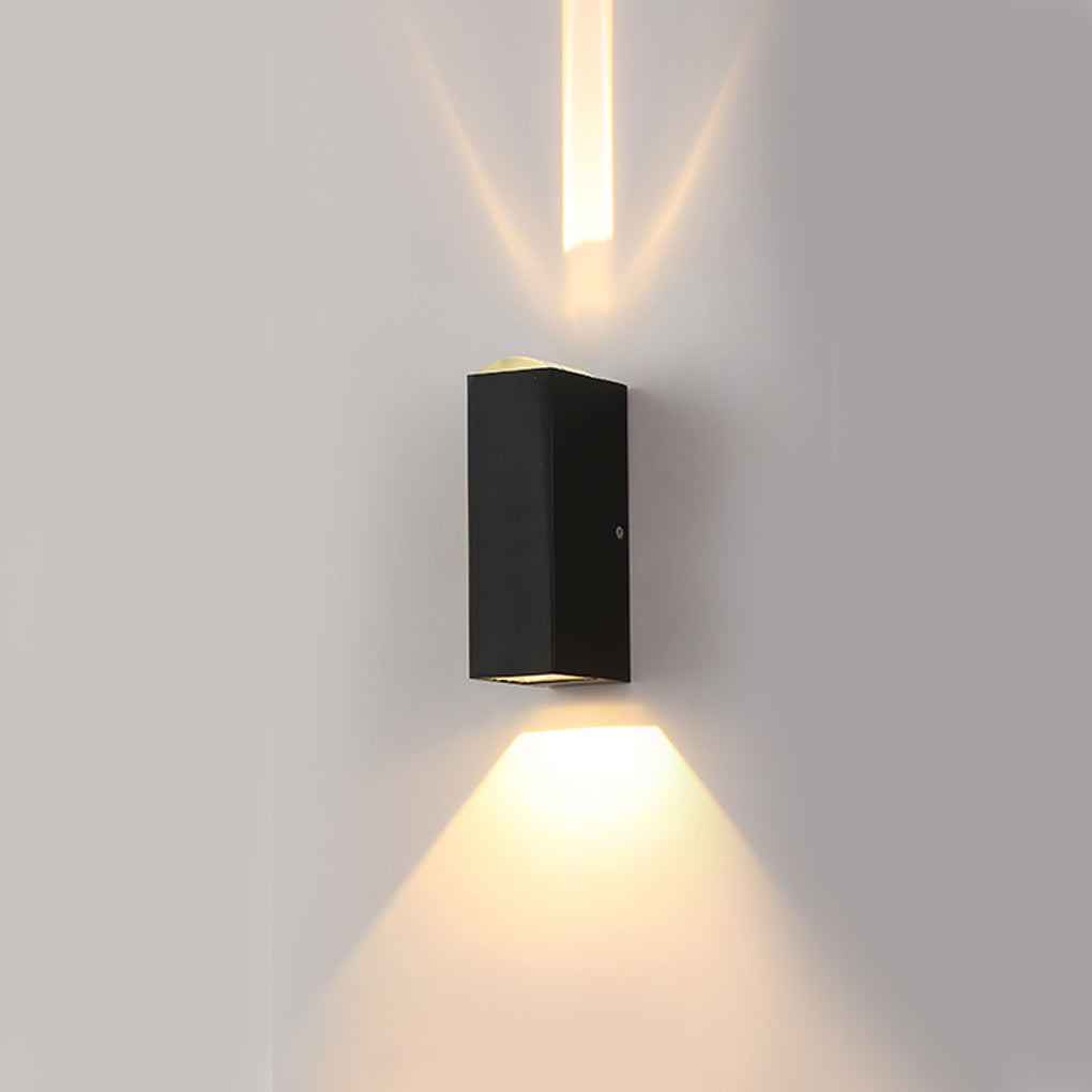 Modern Waterproof Dual-Beam Wall Light – Narrow Up & Down Outdoor Sconce