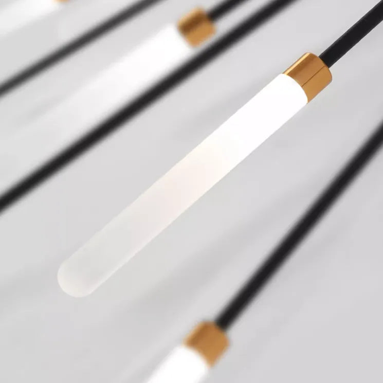 Modern Sputnik Semi-Flush Chandelier – Multi Arm Ceiling Light