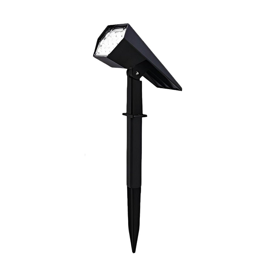 Solar LED Landscape Spotlight with Ground Spike – Adjustable Outdoor Light
