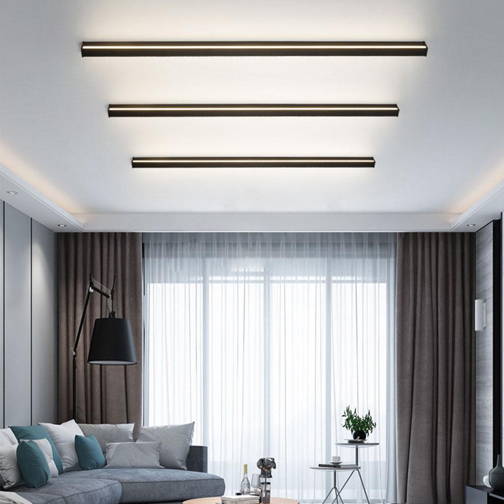 Minimalist Black LED Outdoor Wall Light - Linear Design for Modern Exteriors